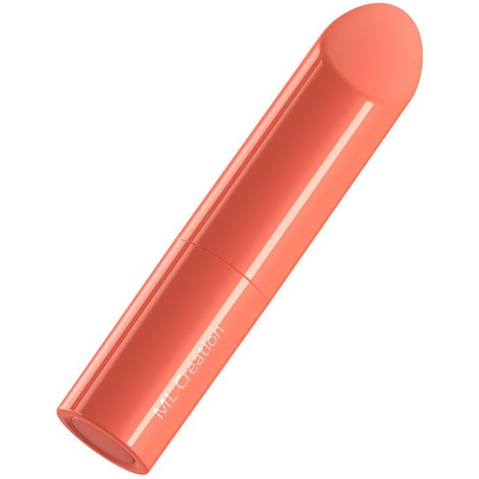 Оранжевый мини-вибратор Love Bullet - 8,4 см. Фотография 2.
