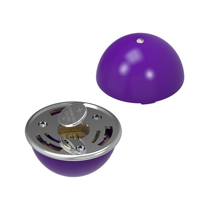 Фиолетовое виброяйцо с пультом управления Remote Cherry. Фотография 3.