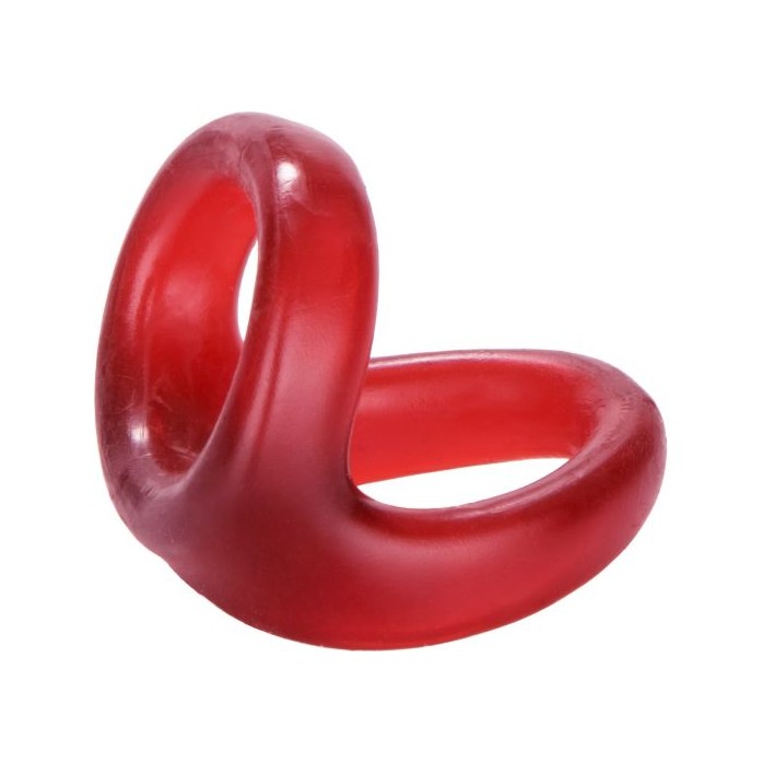 Красное эрекционное кольцо с подхватом COLT Snug Tugger - Colt. Фотография 2.