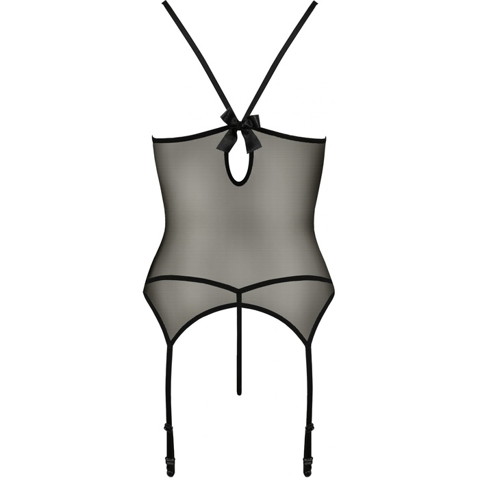 Оригинальный полупрозрачный корсаж Melania с кружевными вставками. Фотография 4.