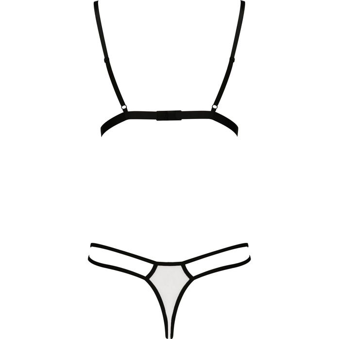 Оригинальный кружевной комплект белья Orihime со стреп-лентами - Erotic Line. Фотография 4.