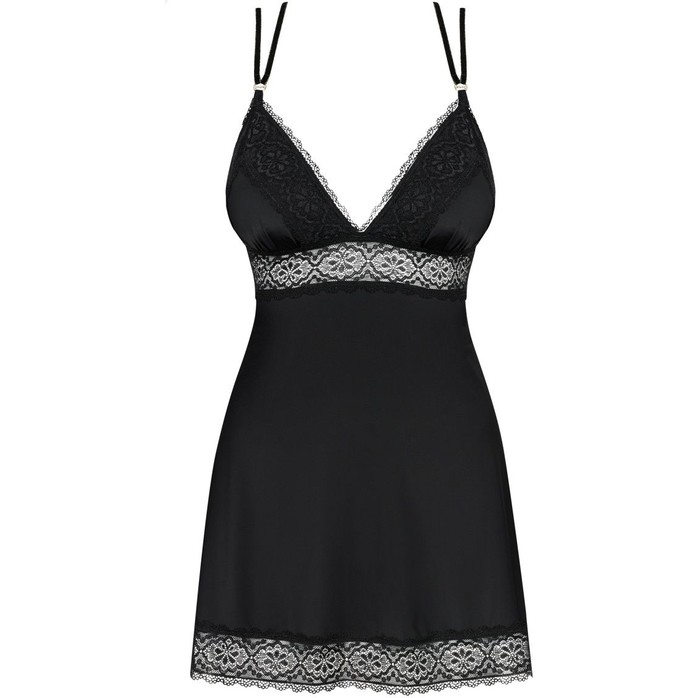Соблазнительная короткая сорочка Lolitte с перекрещенными бретелями - Sexy. Фотография 3.