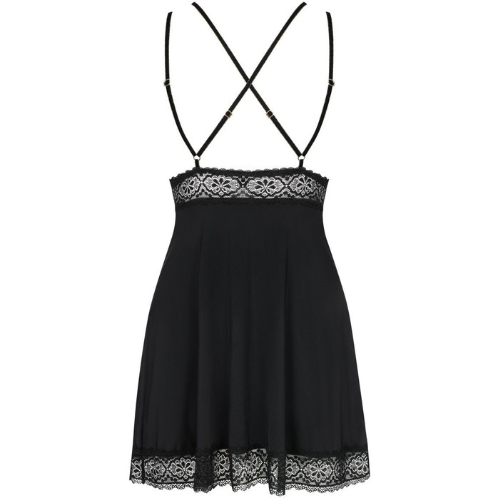 Соблазнительная короткая сорочка Lolitte с перекрещенными бретелями - Sexy. Фотография 4.