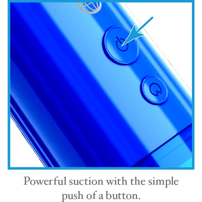 Синяя автоматическая вакуумная помпа Auto-Vac Power Pump - Classix. Фотография 2.