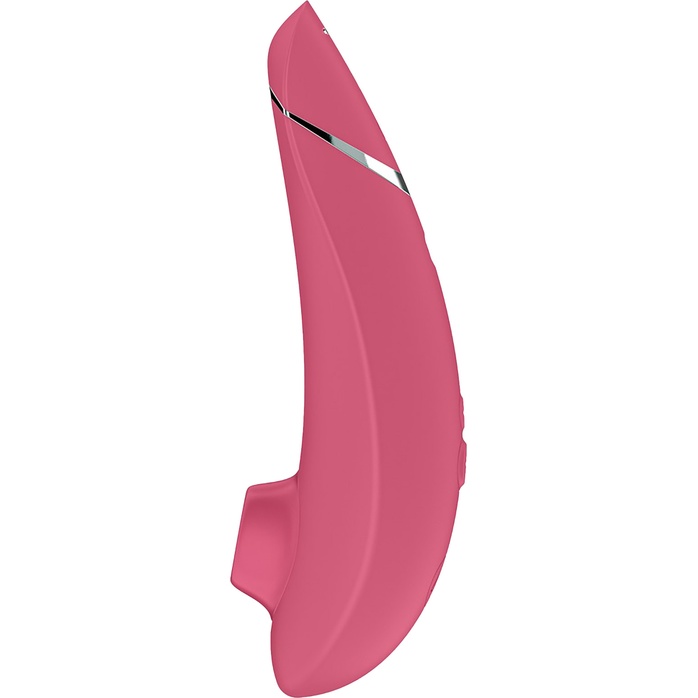 Розовый бесконтактный клиторальный стимулятор Womanizer Premium. Фотография 2.