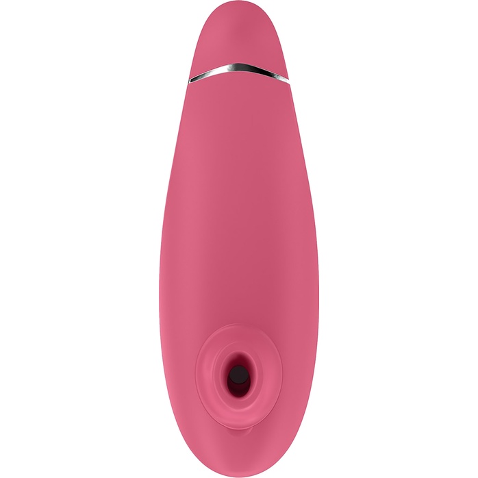 Розовый бесконтактный клиторальный стимулятор Womanizer Premium. Фотография 3.