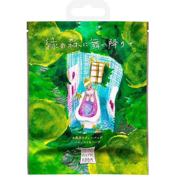 Соль-саше для ванн В зеленом лесу с ароматом лесных деревьев - 30 гр