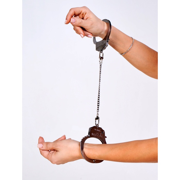 Эксклюзивные наручники со сменными цепями - Be Mine. Фотография 3.