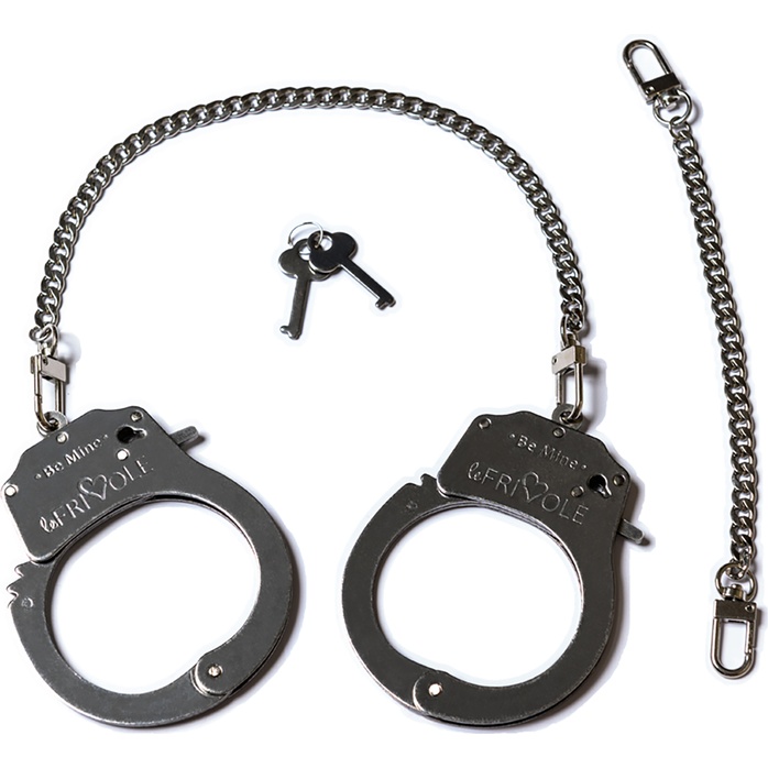 Эксклюзивные наручники со сменными цепями - Be Mine