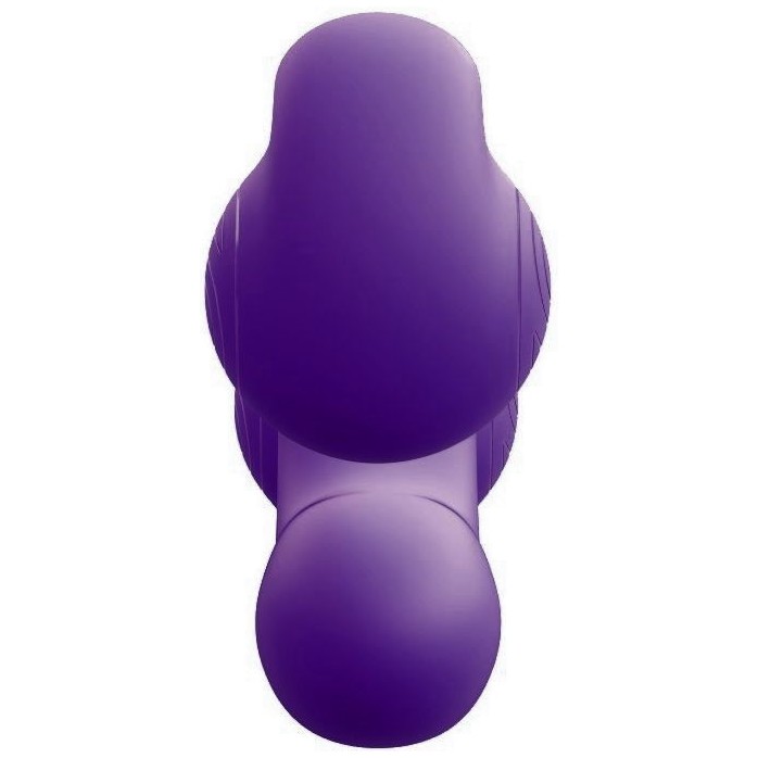 Уникальный фиолетовый вибромассажер-улитка для двойной стимуляции Snail Vibe. Фотография 4.