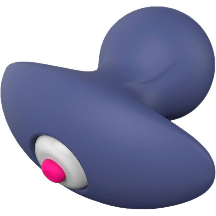 Анальная пробка Jessie с вибрацией - 6,3 см. Фотография 3.