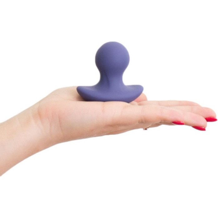 Анальная пробка Jessie с вибрацией - 6,3 см. Фотография 4.