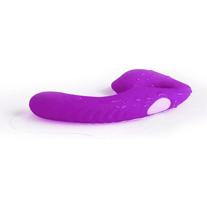Фиолетовый безремневой страпон NAMI. Фотография 2.