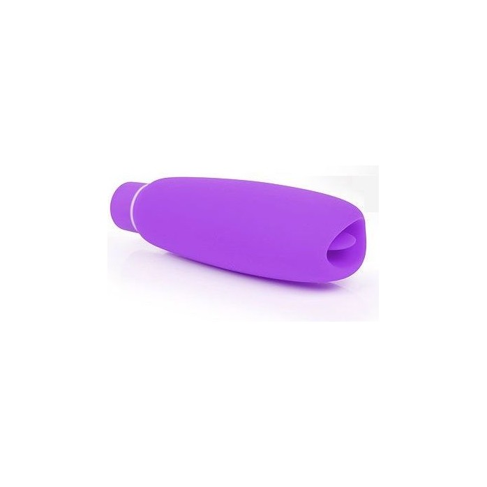 Фиолетовый клиторальный вибромассажер MUA