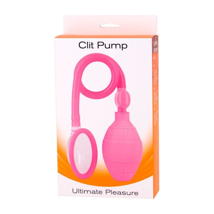 Розовая помпа для клитора CLIT PUMP. Фотография 2.