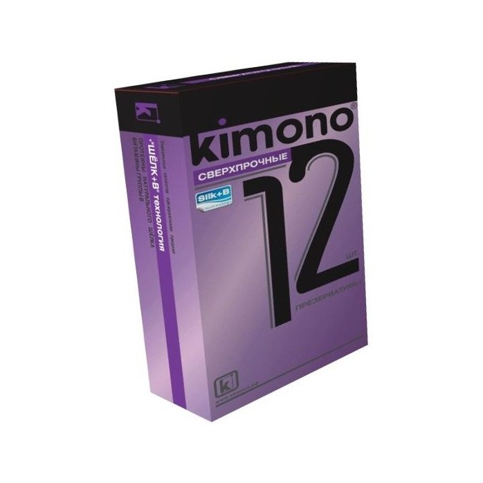 Сверхпрочные презервативы KIMONO - 12 шт