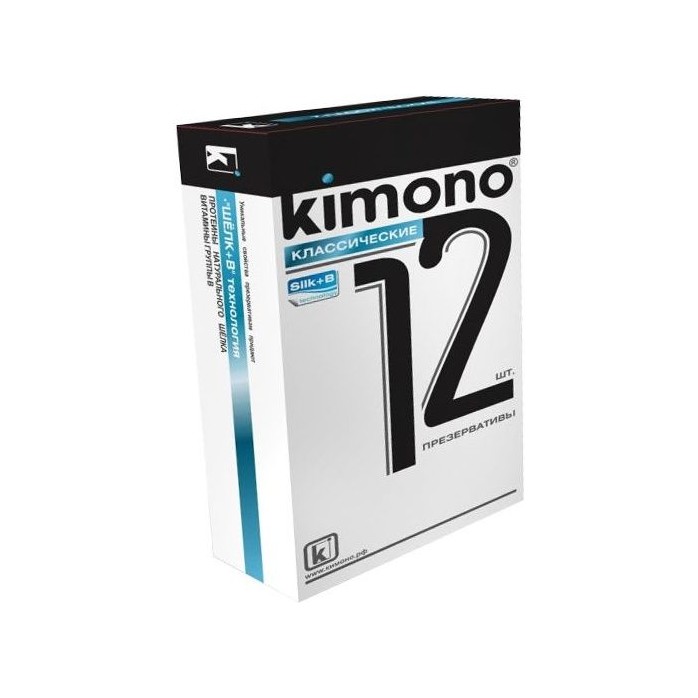 Классические презервативы KIMONO - 12 шт