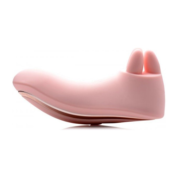 Розовый клиторальный массажер с щупальцами Vibrassage Fondle - Inmi
