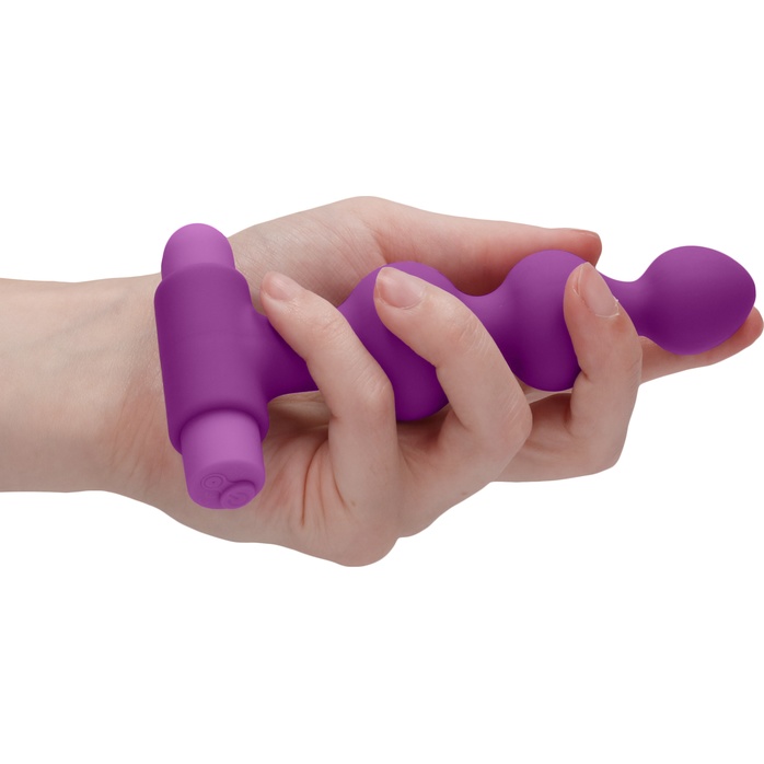 Фиолетовый анальный вибронабор USB-Rechargeable Anal Set - Ouch!. Фотография 6.