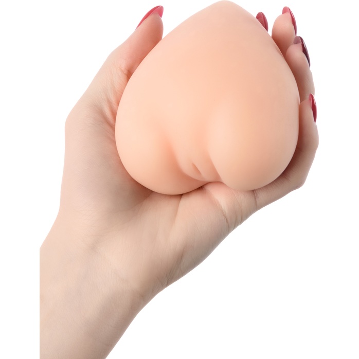 Телесный мастурбатор-вагина в форме сердца. Фотография 4.