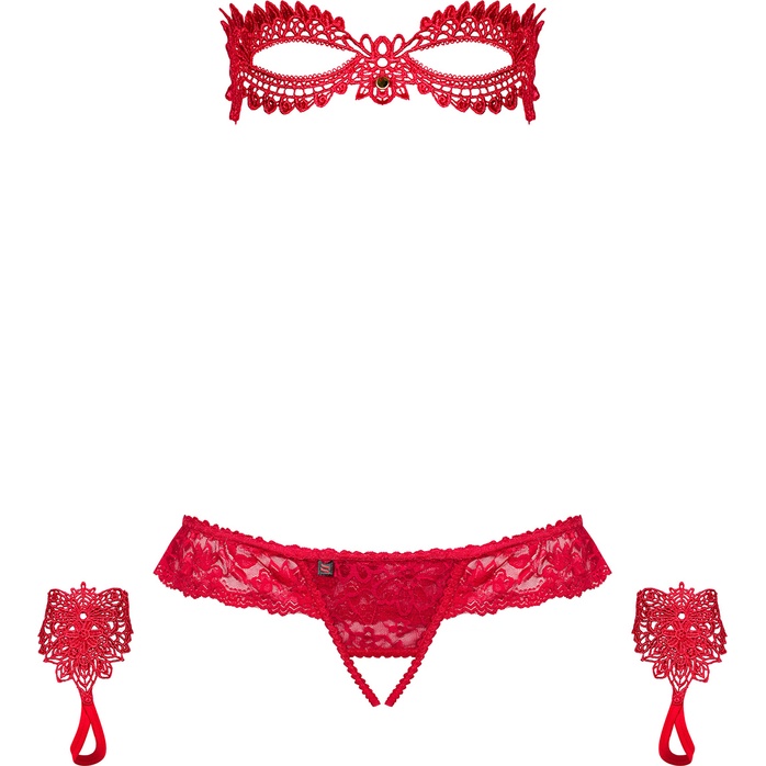 Обольстительный комплект Hetea с маской - Spicy. Фотография 3.