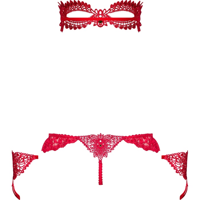 Обольстительный комплект Hetea с маской - Spicy. Фотография 4.