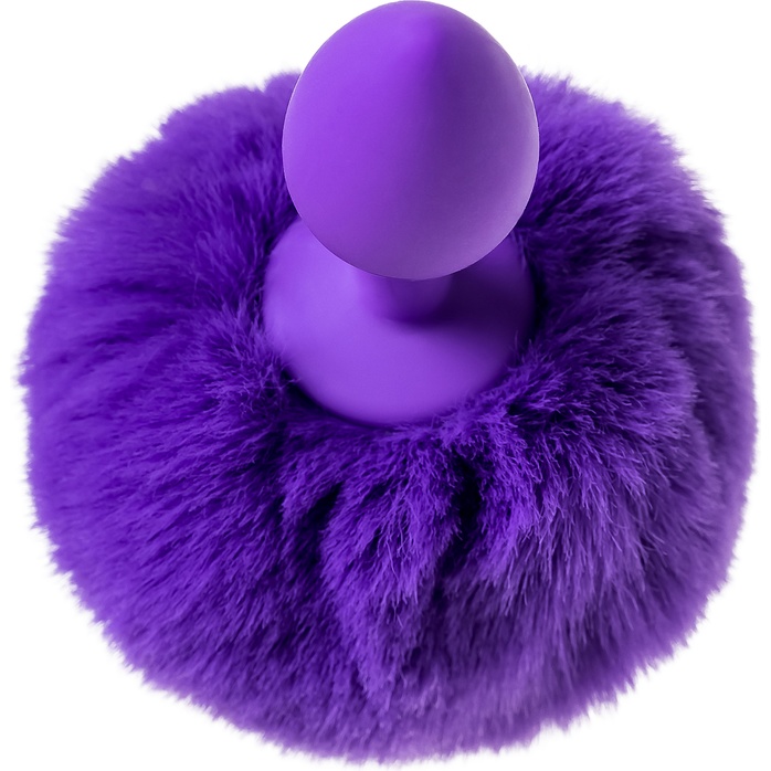 Фиолетовая анальная втулка Sweet bunny с фиолетовым пушистым хвостиком - ToDo. Фотография 6.