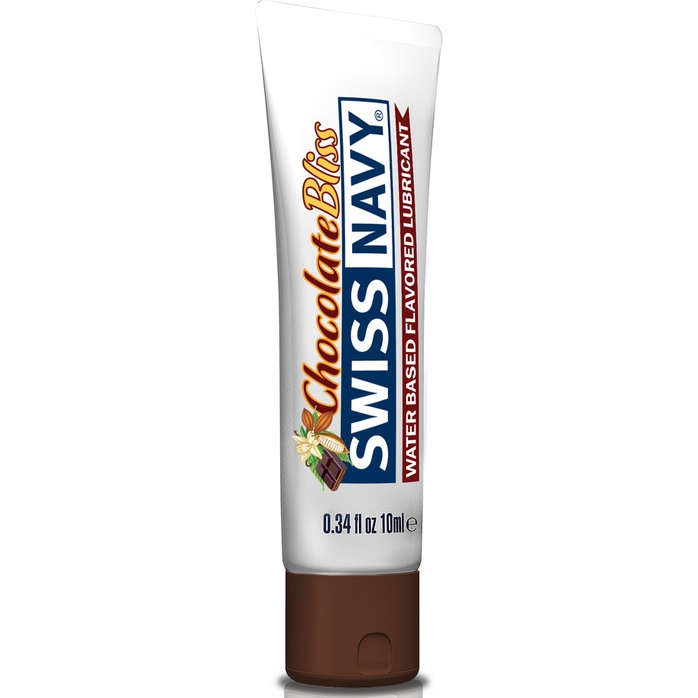 Лубрикант с ароматом шоколада Swiss Navy Chocolate Bliss Lube - 10 мл - Flavor Lubes