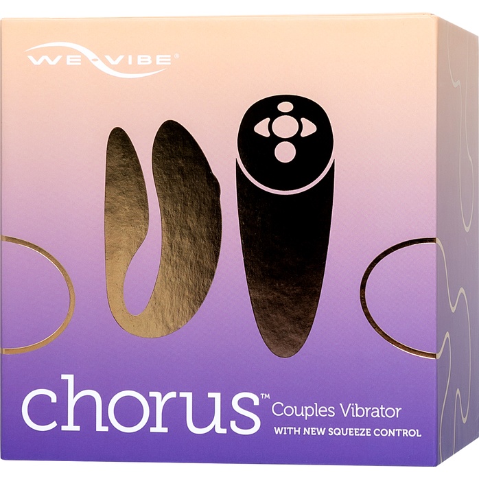 Фиолетовый вибратор для пар We-Vibe Chorus. Фотография 12.