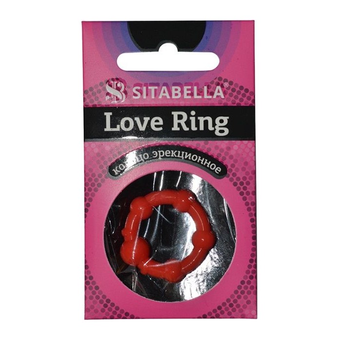 Эрекционное кольцо из киберкожи со стимулирующими бусинами - Sitabella accessories