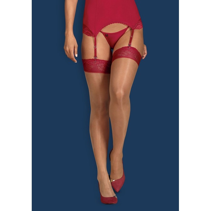 Оригинальные чулки Rosalyne с кружевным верхом - Sexy