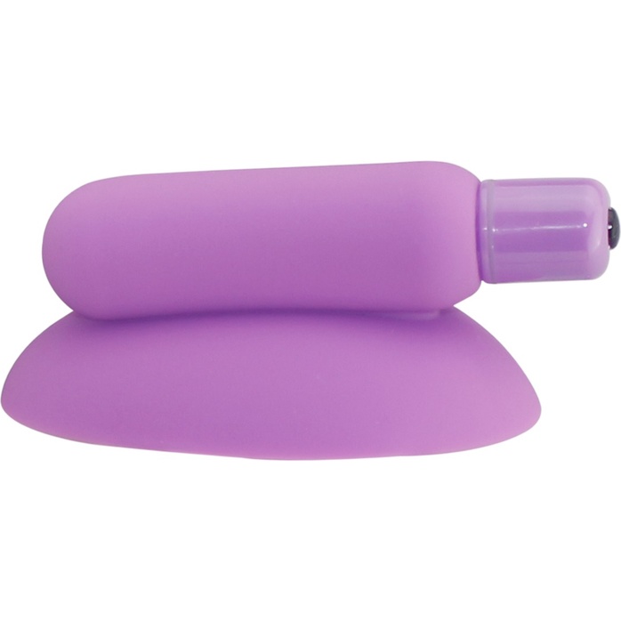 Фиолетовая вакумная помпа для клитора Naughty Kiss. Фотография 2.