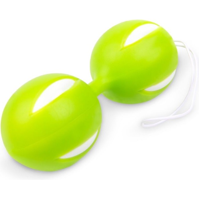Зеленые вагинальные шарики с петелькой. Фотография 2.