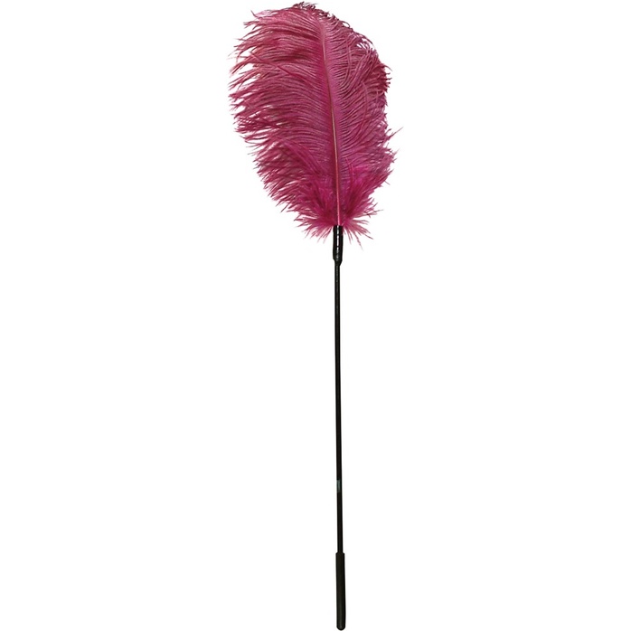 Розовое перышко для щекотания - 62 см - Fetish Collection