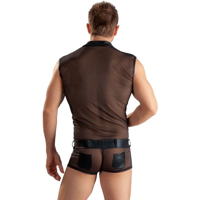 Сексуальный полупрозрачный комбинезон с кармашками - Svenjoyment underwear. Фотография 2.