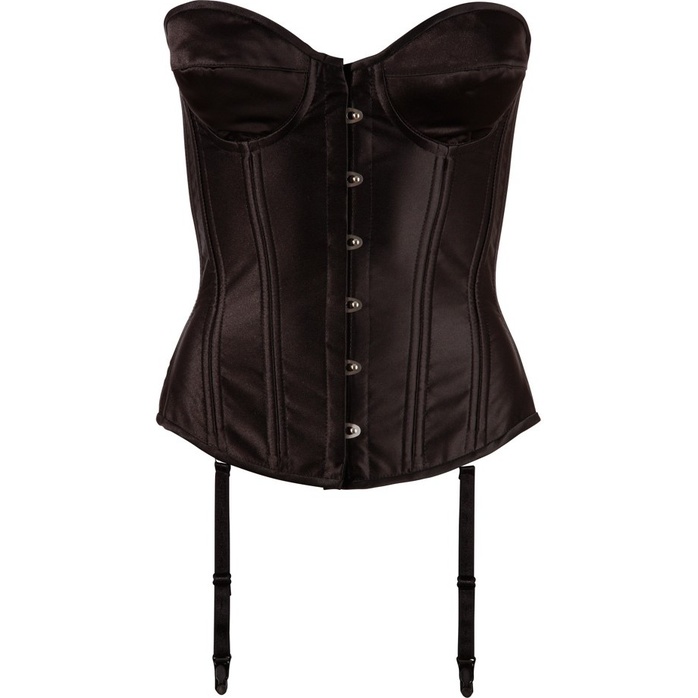 Изысканный корсет без бретелей на крючках спереди - Cottelli Collection. Фотография 3.