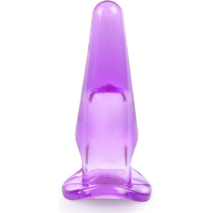 Фиолетовая анальная пробка - 8 см
