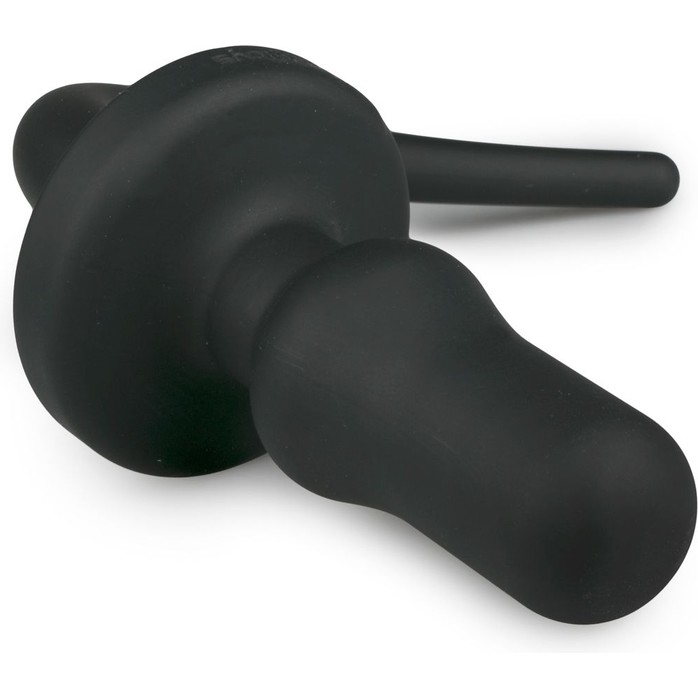 Черная анальная втулка Dog Tail Plug с хвостом - Fetish Collection. Фотография 2.