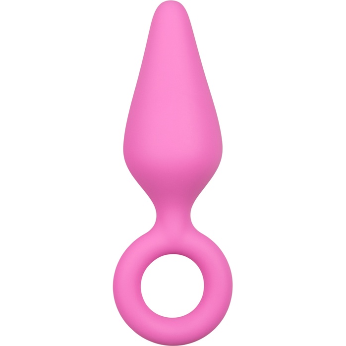 Розовая анальная пробка Pointy Plug - 15,5 см - Anal Collection