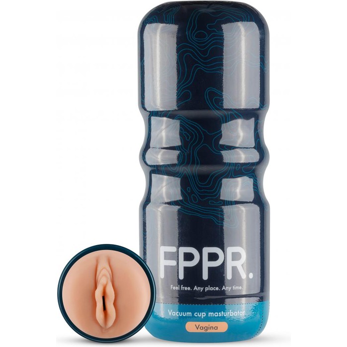 Кофейный мастурбатор-вагина FPPR. Vagina - FPPR.