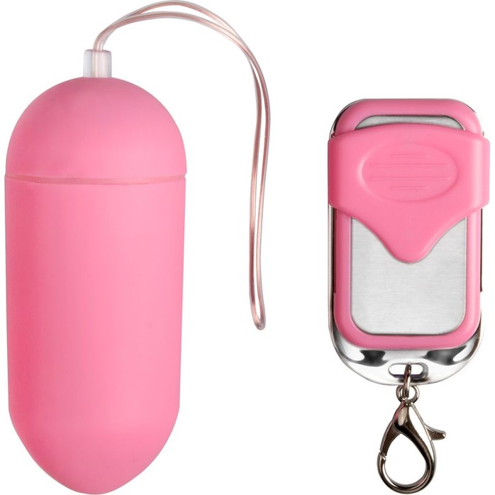 Розовое виброяйцо Easytoys Vibration Egg с пультом ДУ - Mini Vibe Collection