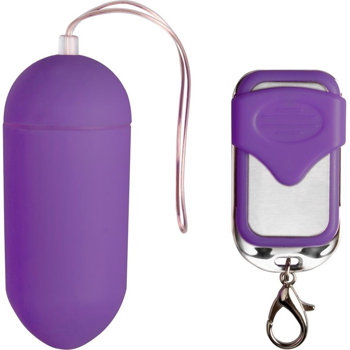 Фиолетовое виброяйцо Easytoys Vibration Egg с пультом ДУ - Mini Vibe Collection