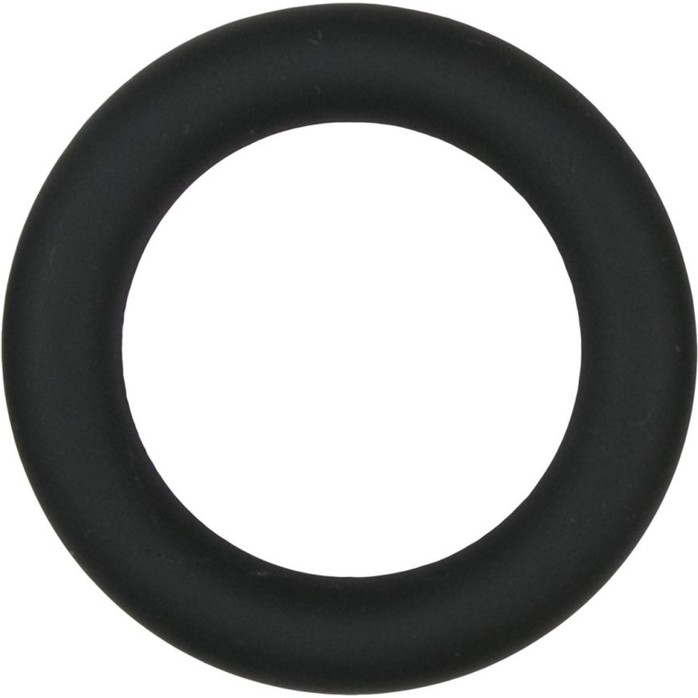 Черное эрекционное кольцо Silicone Cock Ring Medium - Men Only