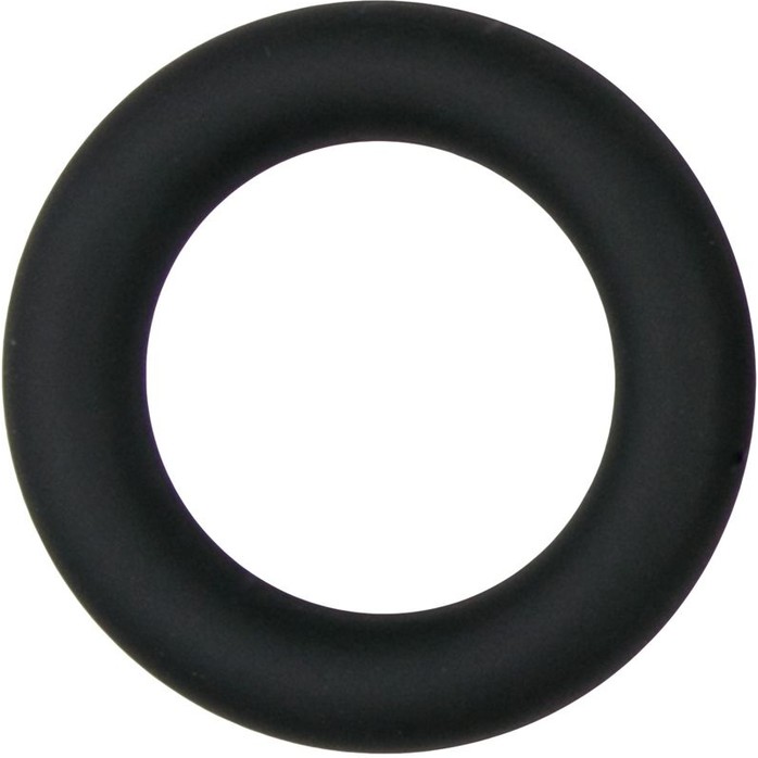 Черное эрекционное кольцо Silicone Cock Ring Small - Men Only