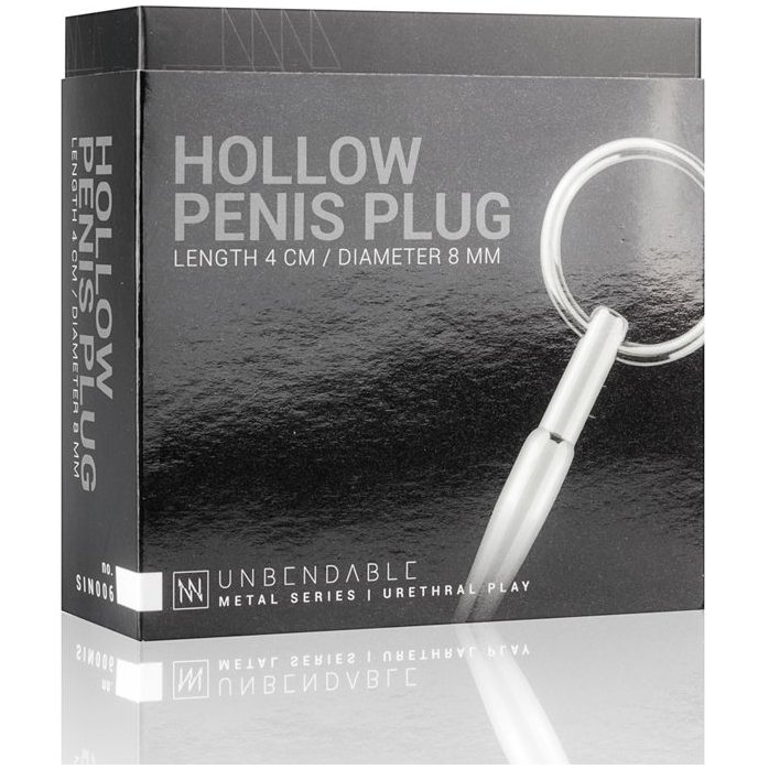 Уретральный стимулятор Sinner Hollow Metal Penis Plug - Sinner Gear Unbendable. Фотография 2.