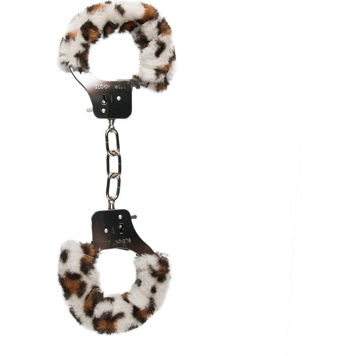 Наручники с леопардовым мехом Furry Handcuffs - Fetish Collection