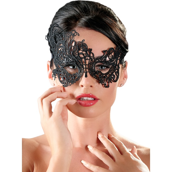 Асимметричная ажурная маска на глаза - Cottelli Collection