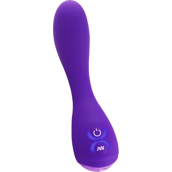 Фиолетовый вибратор Perfect G-Spot - 16,2 см