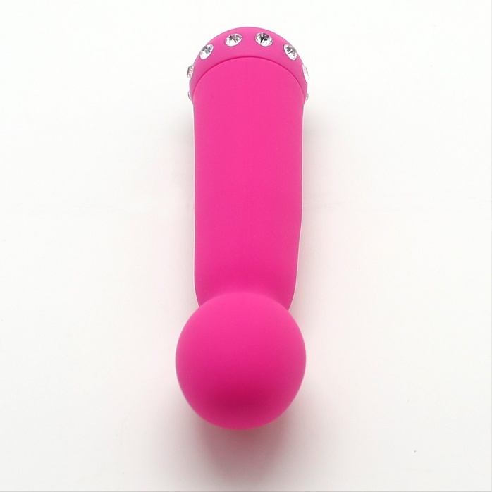 Розовый вибратор BLISS G VIBE - 14,2 см. Фотография 5.