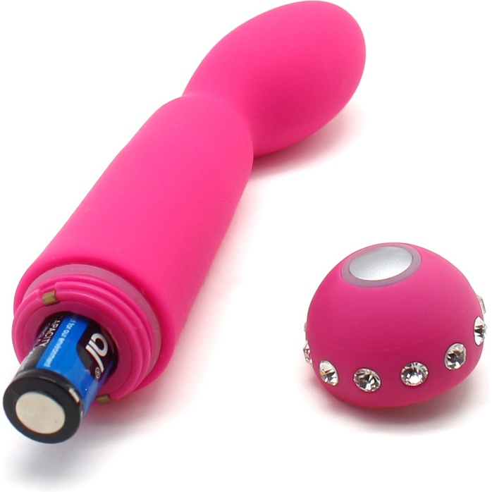 Розовый вибратор BLISS G VIBE - 14,2 см. Фотография 8.